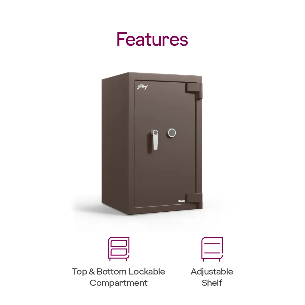 Godrej Matrix 3016 V7 (112L) KL Coffee Brown Home Locker 